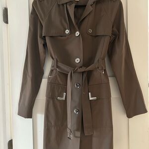 Michael Michael Kors Taupe/light brown Trench Coat